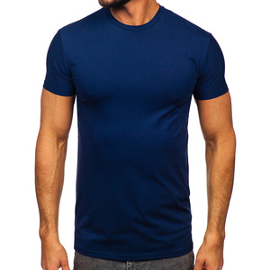 Jersey Deportivo de Color Sólido, 220 Gramos, Spandex/Algodón, Corte Ajustado, Secado Rápido y Transpirable, con Diseño Liso Teñido - Product Image 1