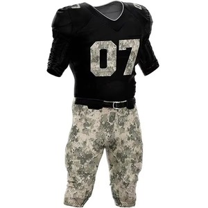 Conjuntos de Camisetas de Fútbol para Hombre y Niño, 100% Poliéster, Manga Corta, Uniformes de Fútbol Americano Sublimados, Transpirables - Product Image 3