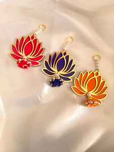 ดอกบัวหรูหราพร้อมลูกปัดแขวนผนังฉากหลังแต่งงานตกแต่งบ้านและวัดเหมาะสำหรับงานปาร์ตี้ในบ้านเฮนน่า - Product Image 3