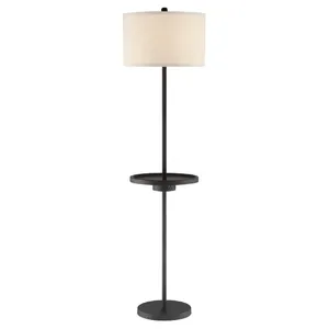 2024 Latest Arrival Cotton Drum Shade Wood Natural Table Floor <b>Lamp</b> Used for Home and Hotels <b>Lighting</b> Decorative Floor <b>Lamp</b> - Product Image 4