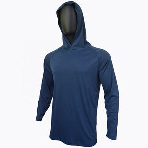 Camisas de manga larga de pesca al aire libre con logotipo personalizado Última sublimación Hombres Protección solar Pesca Sudadera con capucha Camisa de pesca con capucha - Product Image 5