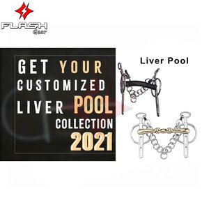 Alta calidad Sprengers Racing Liverpool M en forma de broca de caballo suave acolchado alemán boquilla de plata con acero inoxidable Suelto - Product Image 6