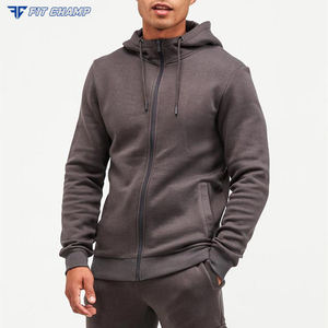 ชุดวอร์มลำลองทรงสลิมฟิตสำหรับผู้ชายชุดวอร์มเล่นกีฬาผ้าฟลีซพิมพ์โลโก้สำหรับเล่นกีฬาฤดูหนาวชุดวอร์มผ้าโพลีเอสเตอร์ - Product Image 2