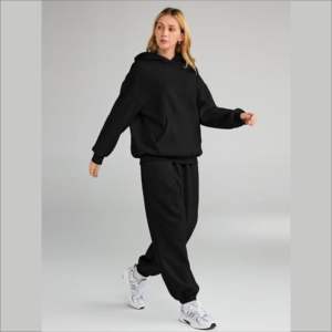 Survêtements à capuche pour femmes IOTA SPORTS, poids lourd, design 2 en 1, 100% coton, vêtements de sport - Product Image 5