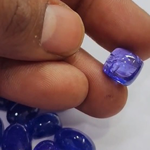 78 piezas de tanzanita natural 10mm a 28mm cabujón rectangular ovalado 628 CTS lote Iroc calidad de ventas cabina de piedras preciosas sueltas US $1759 todo - Product Image 2