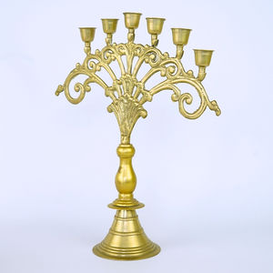 Luxury <b>Candlestick</b> <b>Holder</b> with Timeless Design Perfect for Dining Table Living Room and Special Occasions to Elevate Your Decor - Product Image 1