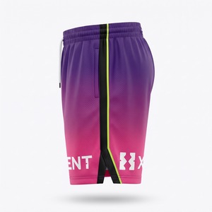 Custom Gradient Basketball <b>Shorts</b> Sublimated Fade <b>Mesh</b> <b>Shorts</b> OEM Wholesale - Product Image 3