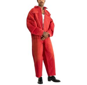 Vestes en toile 100% coton personnalisées Doublure rembourrée Vestes de travail pour hommes avec poche zippée Veste pour hommes - Product Image 4