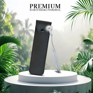 Acero inoxidable Wartenberg Neuro Pinwheel Premium Pinwheel Roller Prueba de reacción nerviosa neurológica Examen sensorial - Product Image 6