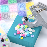 270 set T5 plastique résine bouton pression bouton tissu bouton presse Machine outil de couture