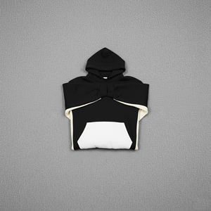 Sudadera con Capucha para Hombre, 100% Algodón, Tejido de Felpa, Diseño Personalizado, Otoño, Alta Calidad, 370gsm, Corte Regular, Resistente al Viento, con Bolsillos, Tallas Grandes - Product Image 6