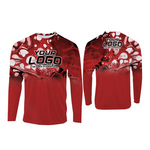 Séchage rapide Gym course pêche léger soleil chemises hommes éruption garde UPF 50 + chemise de Protection solaire à manches longues - Product Image 1