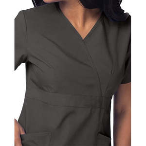 Nouveau design Ensemble de gommage médical à col en V pour femmes Uniforme d'allaitement professionnel avec pantalon - Product Image 5