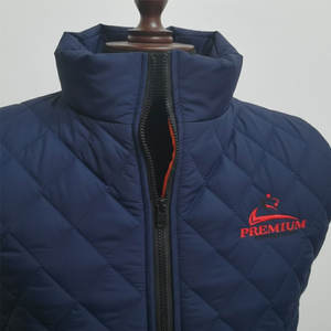 Veste personnalisée avec logo d'usine, veste pour homme, veste sans manches, doudoune, haut d'hiver - Product Image 6