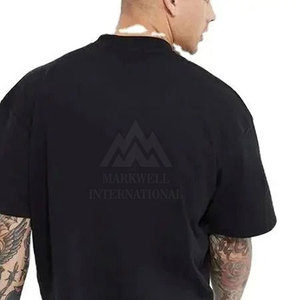 T-shirt Boxy Fit pour Hommes en Gros, 100% Coton, Design Personnalisé, Logo OEM, Couleur Personnalisée, T-shirt Boxy Fit pour Hommes - Product Image 5