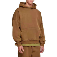 Conjunto Deportivo Informal Moderno con Capucha para Hombre, de Forro Polar para Invierno, Diseño Sólido, Transpirable, para Sesiones de Gimnasio, Trotar, Entrenamiento Deportivo