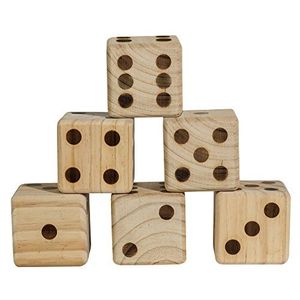 Dados de madera natural ideales para el aprendizaje estilo Montessori, que fomentan las habilidades de conteo y la educación lúdica para los aprendices jóvenes en su día a día. - Product Image 4
