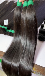 Raw vietnamita sin procesar Virgen Raw Hair Bone Straight Natural Black para venta al por mayor a granel - Product Image 3