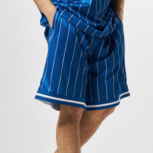 Short de gym d'été en maille à séchage rapide pour hommes Short de sport respirant pour hommes Logo personnalisé Short de poche de jogging vierge pour hommes - Product Image 1