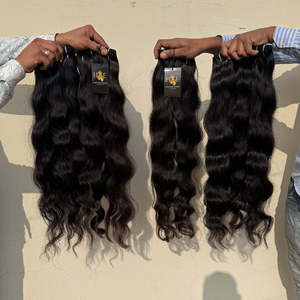 Venta al por mayor de fábrica HD Cierre de encaje Cutícula alineada Paquetes de cabello Remy-Cabello humano Camboyano de visón indio - Product Image 2