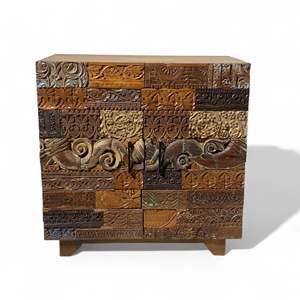 Mueble de Madera Rústico Hecho a Mano para el Hogar, Mueble de Madera Maciza para Sala de Estar, Bar o Uso General en el Hogar - Product Image 3