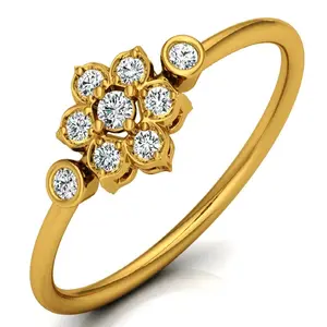 Anillo de diamante natural para niña IGI & Ingemco certificado a precio mayorista Nueva colección de diseñador de joyas de diamantes por Djewels
