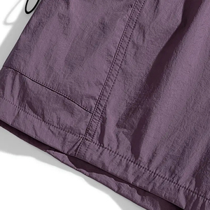Shorts cargo pour homme, légers, respirants, à séchage rapide, en polyester/coton, coupe ample, décontractés pour l'été, plusieurs poches utilitaires, ajustables - Product Image 4