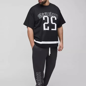 ชุดวอร์มแบบสวมหัวสำหรับผู้ชายเสื้อสเวตเตอร์ผ้าตาข่ายโอเวอร์ไซส์สำหรับผู้ชายชุดวอร์มแบบลำลองระบายอากาศและใส่สบาย - Product Image 1