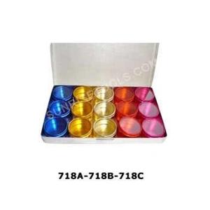 Cajas de colores aluminio 53mm x 12 Uds. - Product Image 1