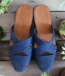 Sandalias de rafia con tejido natural - Product Image 1