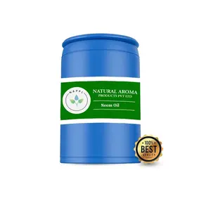 Aceite natural de Neem de calidad de exportación disponible para el cuidado del cuerpo a precio mayorista para exportación de fabricante indio