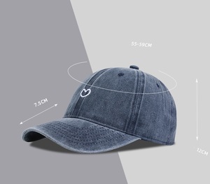 หมวกเบสบอลมีขอบโค้งทำจากผ้าฝ้ายโพลีเอสเตอร์/ โพลีเอสเตอร์6แผงสำหรับทั้งชายและหญิง - Product Image 6