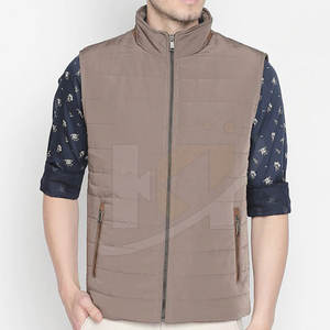 Chaleco acolchado de nailon y poliéster para hombre al mejor precio, color y tamaño personalizados, venta en línea, chaleco acolchado para hombre - Product Image 4