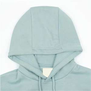 Sudadera con capucha resistente personalizada OEM al por mayor, jersey de estilo informal con hombros caídos para hombre, Sudadera con capucha de algodón con burbujas - Product Image 4