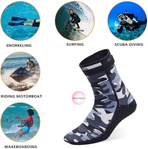 Top Selling Full Protective Underwater <b>Swimming</b> <b>Socks</b> Anti-Slip Sand <b>Socks</b> Latest Design 5mm Polyester Lightweight Customized - Product Image 5