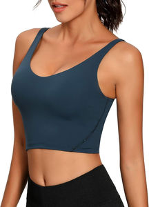 2025 ropa activa personalizada, traje de Yoga para mujer, Sujetador deportivo suave de talla grande, pantalones cortos de entrenamiento con Top corto, Fitness a prueba de viento para otoño - Product Image 5