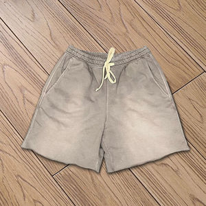 Custom Logo Summer Acid Washed <b>Sweat</b> <b>Shorts</b> for <b>Men</b> 100% Cotton French Terry solid Pattern Drawstring <b>Shorts</b> For <b>Men</b> - Product Image 6