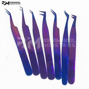 Pince à épiler plasma violette de haute qualité Super september 7 pointes différentes pour l'extension des cils - Product Image 2