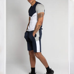 2024 été unisexe rue mode décontracté ensemble hommes femmes solide T-shirt respirant Shorts coton ample grande taille correspondant - Product Image 5