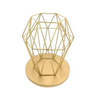 เชิงเทียนทรงดอกบัว T-Lite สำหรับตกแต่งบ้านสำหรับเทศกาลอีสเตอร์ที่ทำจากโลหะเงาวาว - Product Image 5