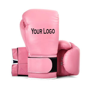 Guantes de Boxeo de Cuero Personalizados de Primera Calidad con Acolchado de Espuma Multicapa, Cierre de Gancho y Bucle, Transpirables, para Sparring, con Logotipo Personalizado - Product Image 1