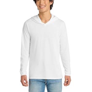 Sweat à capuche léger Tri Blend pour hommes Sweats à capuche avec logo personnalisé - Product Image 2