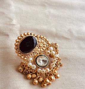 Elegante desgaste tradicional hecho a mano fusión chapado en oro elegante anillo para bodas fiestas compromisos desgaste para mujeres - Product Image 4