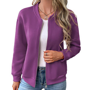 Haute tendance qualité Bomber veste coupe-vent chaud pour l'hiver respirant manches longues coupe décontractée Bomber veste pour femmes - Product Image 1
