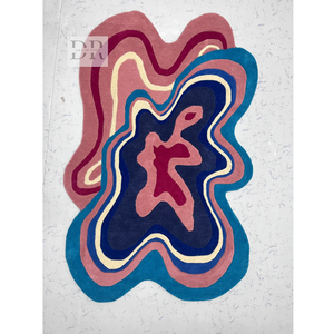 Tapis d'intérieur fait main de luxe moderne de style persan, en laine unie, antidérapant, très résistant, personnalisable, pour chambre à coucher - Product Image 1