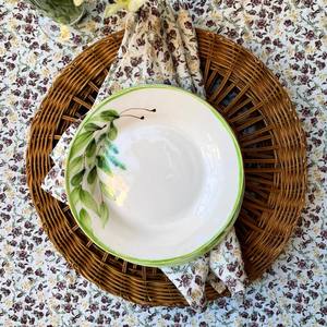 แผ่นรองจานหวายทรงกลมทำด้วยมือเป็นมิตรต่อสิ่งแวดล้อม - Product Image 3