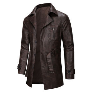 Nouvelle arrivée 2026 : Manteau en cuir de style vintage pour homme, conçu pour le confort, la chaleur et un look extérieur robuste et raffiné. - Product Image 1