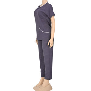 Tenues d'infirmières et d'athlétistes personnalisées en usine, ensembles de pantalons de jogging en sergé polyester/coton, unisexe, détection d'aiguilles, pour hôpital - Product Image 3