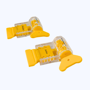 Sello de plástico giratorio para medidor, cable de plomo, sello eléctrico, seguridad, manipulación de agua, bloqueo de medidor de Gas con alambre de acero inoxidable - Product Image 5