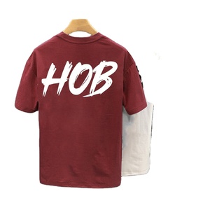 Camiseta de Hombre de Alta Calidad, 200gsm, Verano, Casual, Manga Corta, Cuello Redondo, Impresión Digital Personalizada, 100% Algodón, Estilo Vintage - Product Image 1